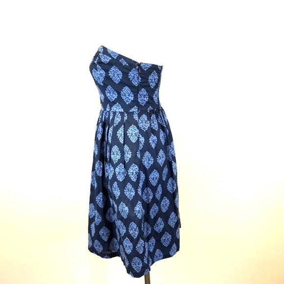 Old Navy Blue Strapless Dress Medallian - Picture 5 of 7